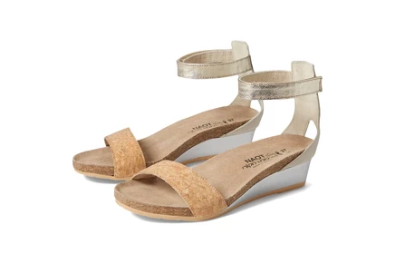 cork leather/soft ivory leather/radiant gold leather