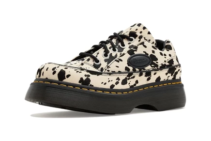Женские туфли Dr. Martens Buzz 5i, кремовые/черный далматин
