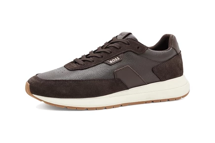 Мужские кроссовки BOSS Vinston Low Profile Leather Sneakers
