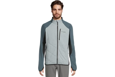 Columbia Arctic Crest Hybrid Full Zip crushed blue/everblue/black