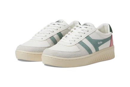 Женские кроссовки Gola Grandslam Trident white/green mist/evergreen