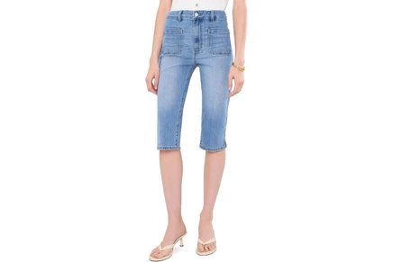 Джинсы Liverpool Los Angeles Mid-Rise Denim Capri with Patch Pockets 19