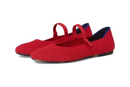 Rothys The Square Mary Jane lollipop red