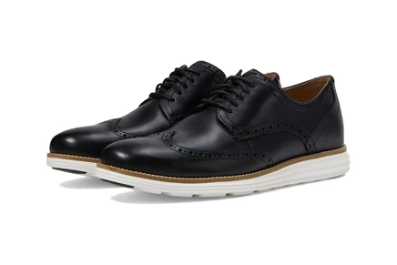 Мужские оксфорды Cole Haan Originalgrand Shortwing, черно-белые