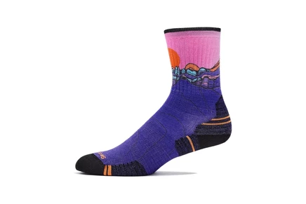 Носки Smartwool Hike Targeted Cushion Mountain Sunrise Print Crew Socks