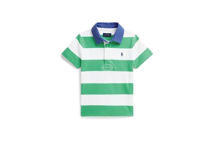 Детская рубашка регби Polo Ralph Lauren, plato зеленый/белый