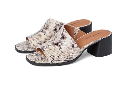 Lucky Brand Jamira Asymmetrical Mule natural multi