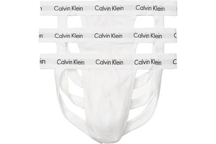 Мужские джок-стрепы Calvin Klein Underwear 3 шт., белые