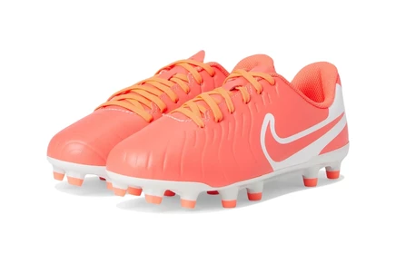 Детские бутсы Nike Tiempo Legend 10, красно-белые