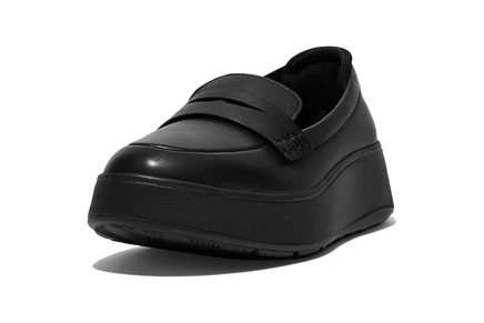 Лоферы FitFlop F-Mode Leather Flatform Penny Loafers