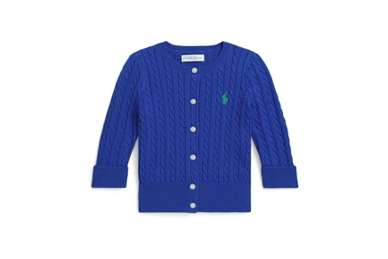 Свитер Polo Ralph Lauren Kids Mini-Cable Cotton Cardigan (Infant)