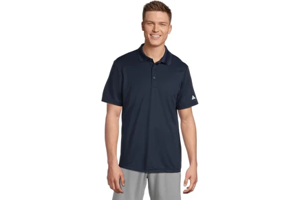Мужская рубашка adidas Golf adi Performance Short Sleeve Golf Polo Shirt conavy