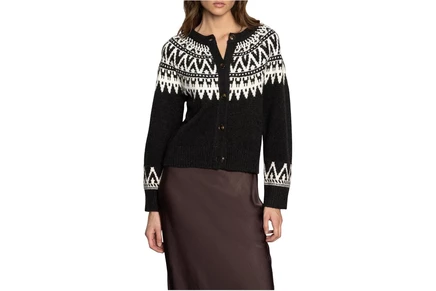Свитер Sanctuary Fairisle Crewneck Cardi