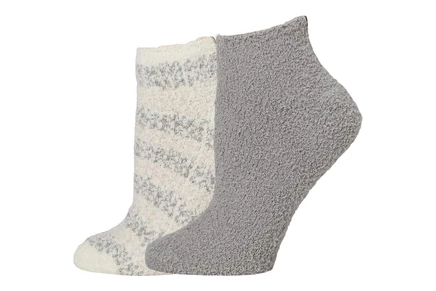 Носки Barefoot Dreams Cozychic Heathered Stripe Ankle Sock Set