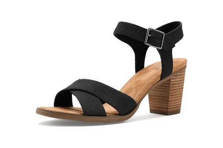 Женские босоножки TOMS Majorca Ankle Strap, черные