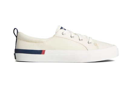 Женские кеды Sperry Crest Vibe Seasonal, молочно-белые с полоской