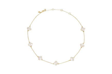 Унисекс ожерелье Kate Spade Spade Flower Scatter, перламутр