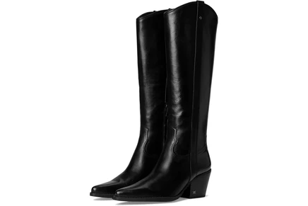 black leather
