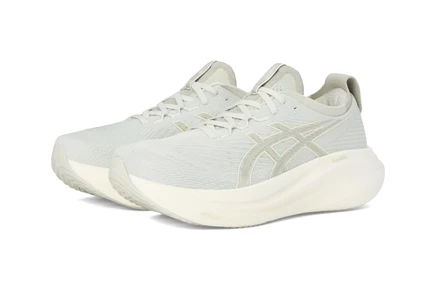 Женские кроссовки Asics GEL-Nimbus 27, серо-голубые/бело-шалфейные