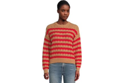 Свитер Lilla P Stripe Stitch Sweater