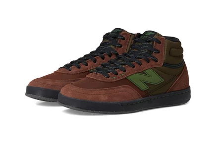 Унисекс кеды New Balance 440 v2 Hi, коричнево-оливковые