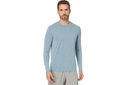 Мужская рубашка Free Fly Bamboo Shade Long Sleeve heather slate blue