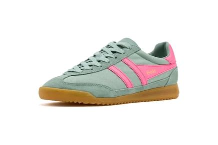 green mist/fluro pink