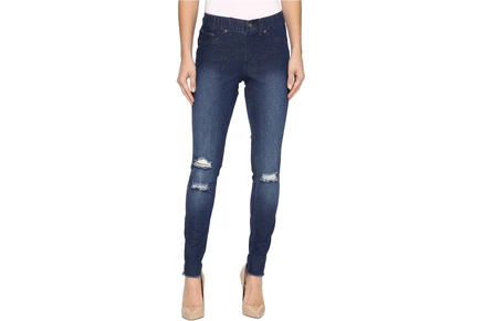 Джинсы HUE Ripped Knee Denim Leggings
