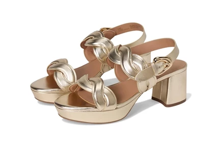 Aerosoles Camea soft gold leather