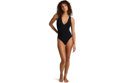 Женское боди Commando Butter Luxe с глубоким V, черное