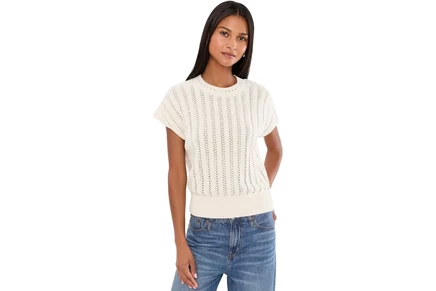 Свитер Lilla P Novelty Stitch Wedge Sweater