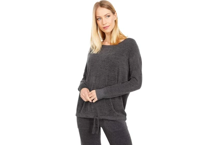 Свитер Barefoot Dreams Cozychic Ultra Lite Slouchy Pullover