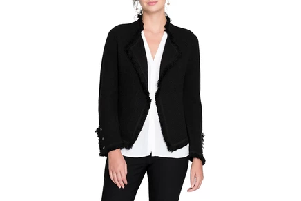 Куртка NICZOE Fringe Mix Knit Jacket