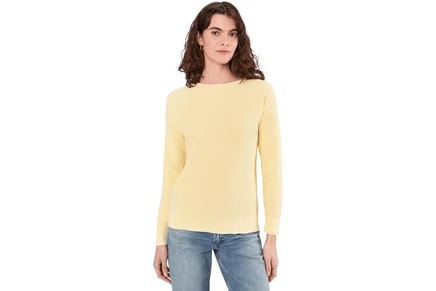 Свитер L.L.Bean Sunwashed Waffle Pullover Sweater