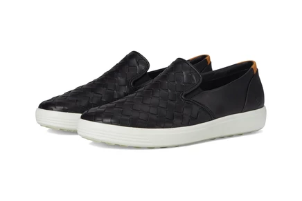 Женские кроссовки ECCO Soft 7 Woven Slip-On 3.0 Sneaker black