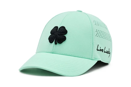 Black Clover Lucky Heather Laser 4 Hat heather light green hat/3d black clover