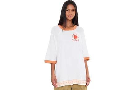 Free People Giulia Tee summer cream combo
