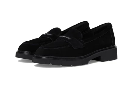 Женские лоферы Clarks Lauryl Step, темно-оливковые замшевые