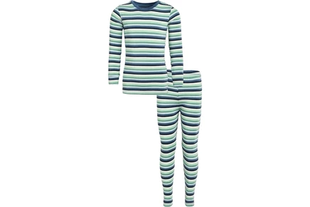 Пижама Kickee Pants Kids Print Long Sleeve Pajama Set