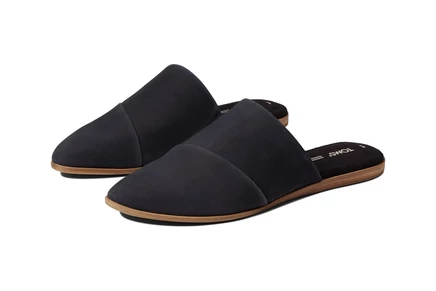 Женские балетки TOMS Jade кожаные, черные