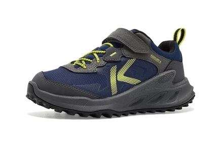 Детские треккинговые ботинки KEEN Zionic, серо-желтые