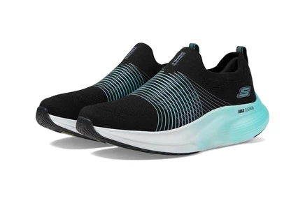 Женские кроссовки Skechers Go Walk Max, черно-бирюзовые