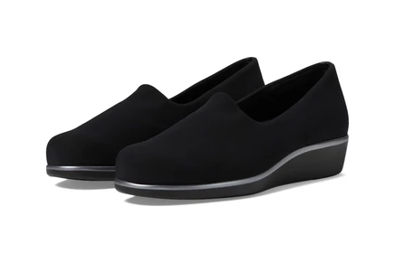 SAS Bliss Slip On Comfort Wedge black