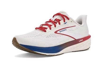 Brooks Launch 12 coconut/red/blue