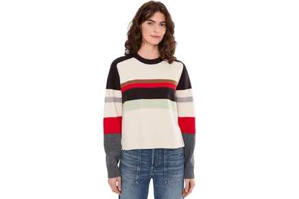 Свитер Madewell Stripe Aspen Raglan Pullover
