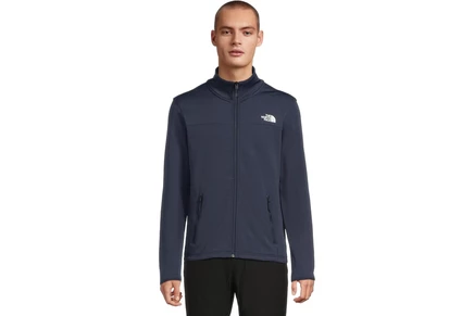 Мужская флисовая куртка The North Face Cedar Trail Grid, темно-синяя