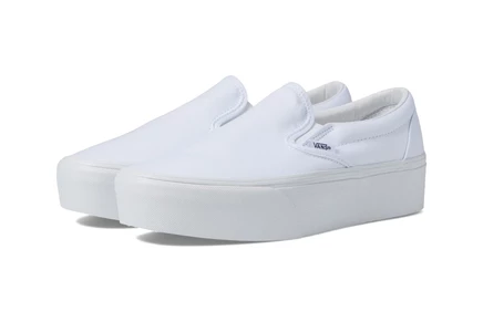 Vans Classic Slip-On Stackform true white