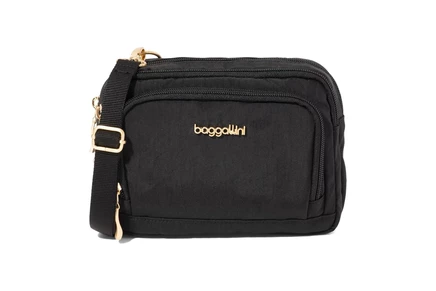 black with gold hardware