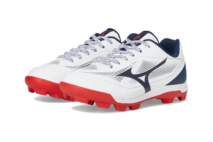 Детские кроссовки Mizuno Cushionrevo Diamond Jr, бело-синие
