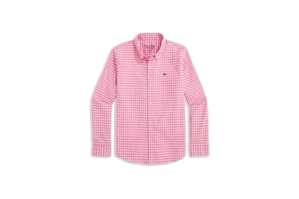 Детская рубашка Vineyard Vines Kids Skysail, бирюзовая
